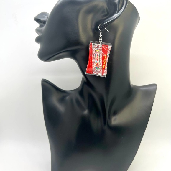 Smarties Earrings - Valentines Candy Earrings - Mini Brands Earrings - Picture 7 of 9